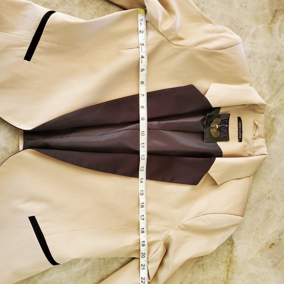 NWT Temira Open Front Nude Jacket Blazer Size 12 - Picture 2 of 7